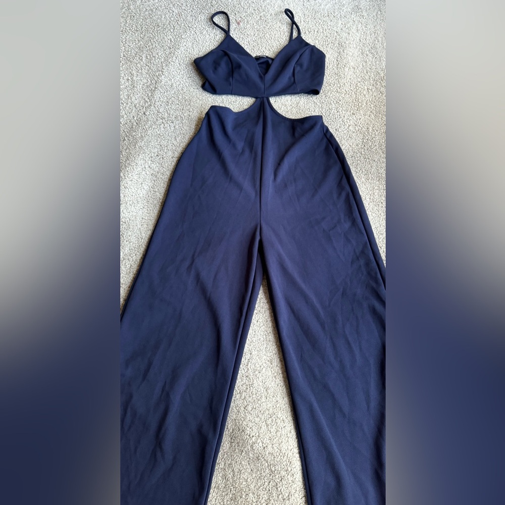 Fashion Nova Navy Jumpsuit
